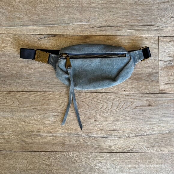 Aimee Kestenberg Handbags - Aimee Kestenberg Milan Med Blue Denim Brass Tone Hardware Festival Bum Belt Bag